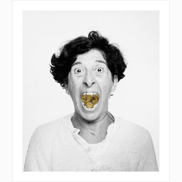 Esther Ferrer, Euro-portrait (self-portrait)