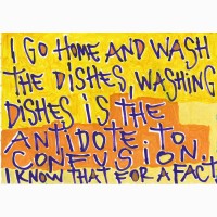 I go home and wash the dishes..., "LostSentences" series, ,  Aurèle