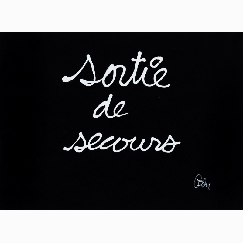 Sortie de secours (Emergency exit), ,  Ben Sortie de secours (Emergency exit), ,  Ben
