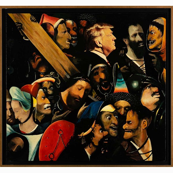 Clémentine Mélois, Le portement de croix (after Jérôme Bosch)