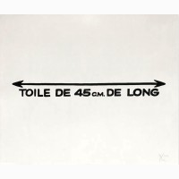 TOILE DE 45cm LONG (45cm LONG CANVAS), ,  Ben